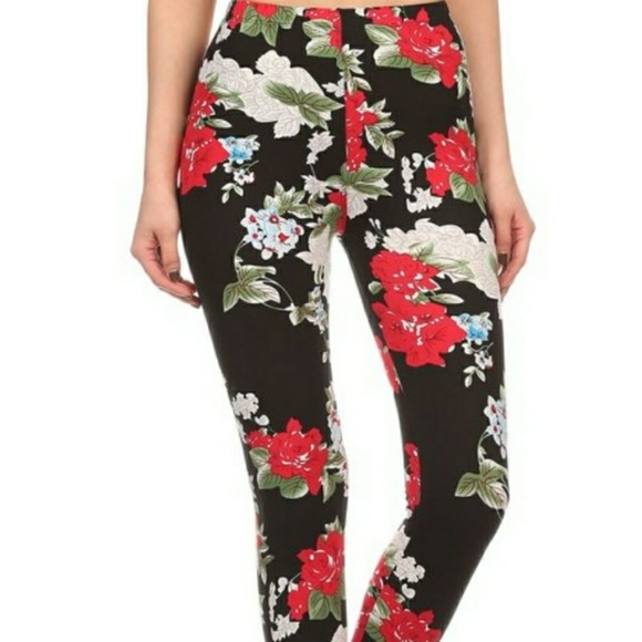 Summer Floral Legging - Picture 2 of 3